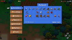 Inventory Screen, with Some Rare Items